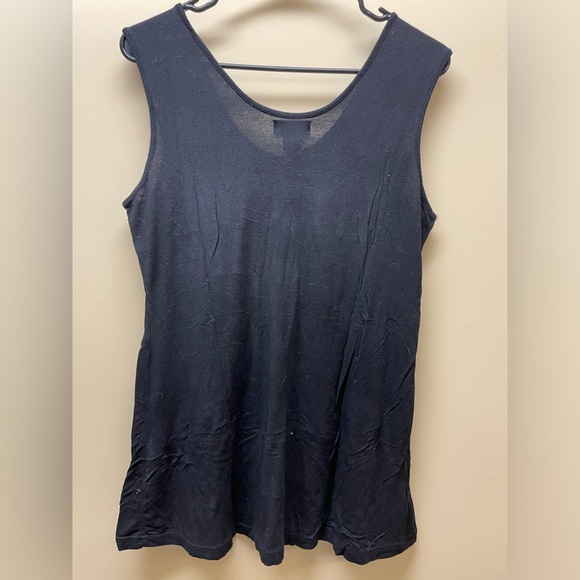 M.K.M Designs EUC black dressy tank top - Picture 4 of 4